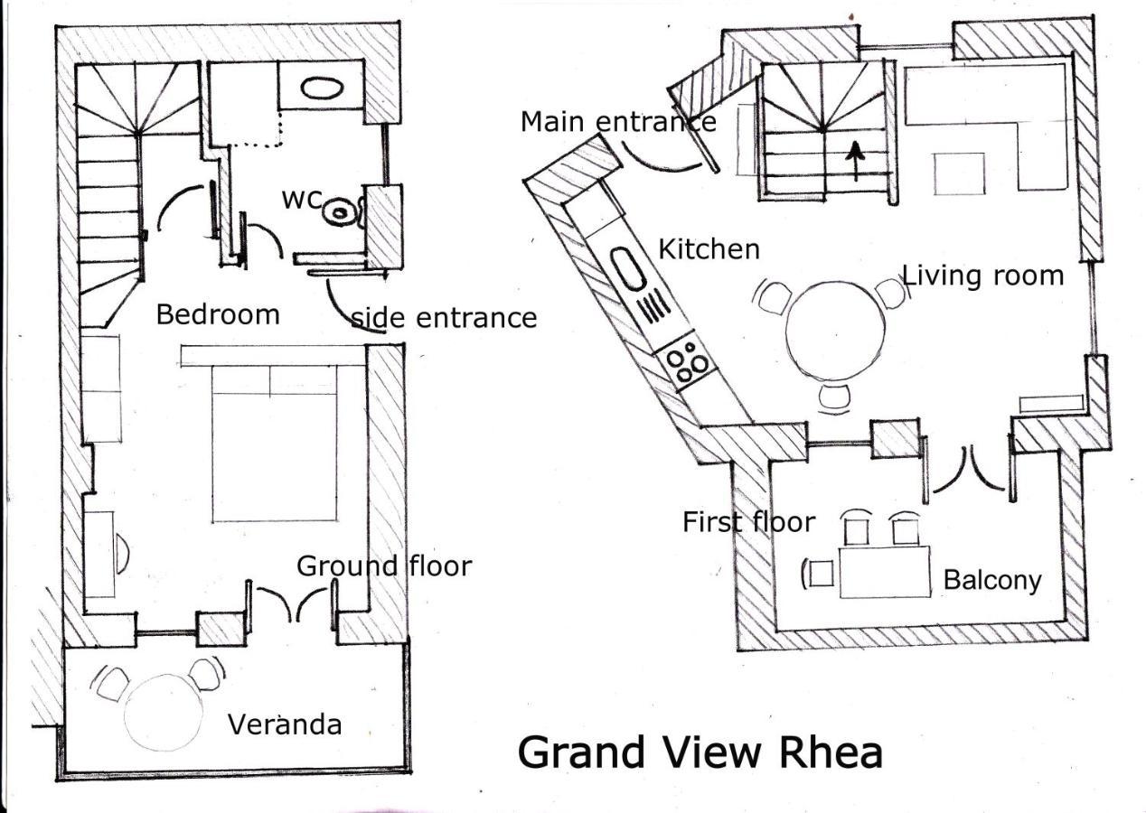 Grand View Rhea Villa Mithimna Exterior foto